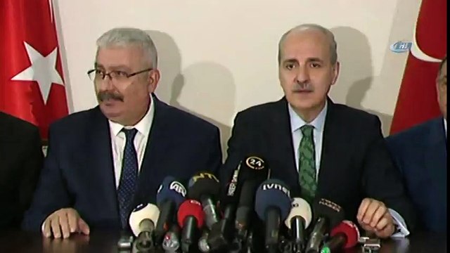 AK Parti ve MHP Heyetleri İttifak Görüşmesi Sonrası Açıklama Yaptı