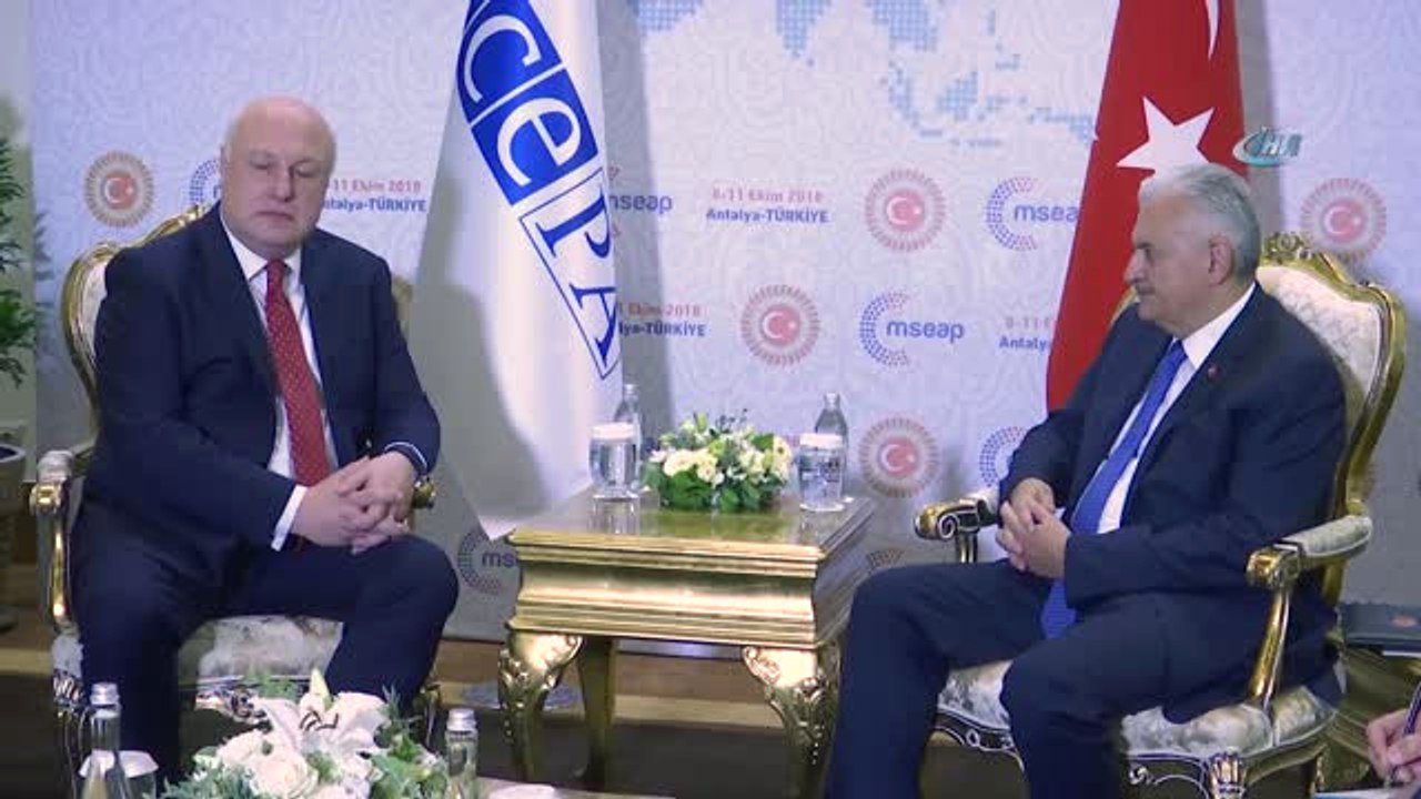 Meclis Başkanı Yıldırım'ın Görüşmeleri