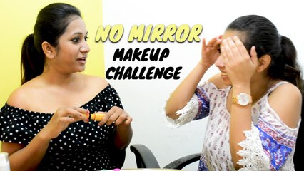 No Mirror Make-up Challenge | Boldsky