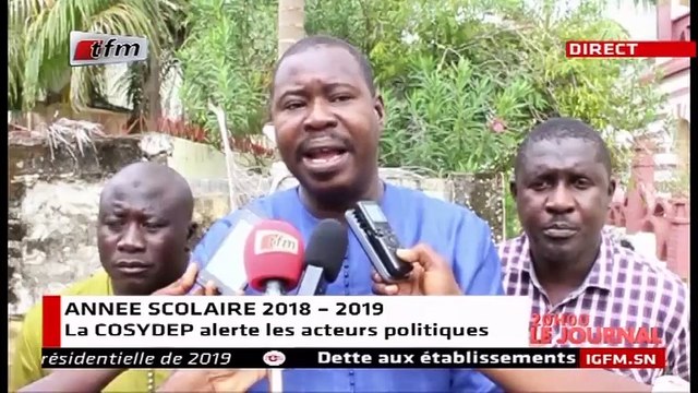 REPLAY - JT Français 20h - Pr : SARAH CISSÉ - 10 Octobre 2018