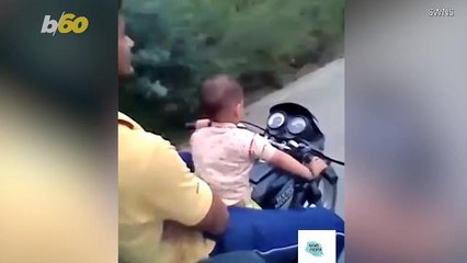This 3-Year-Old Drives a Motorcycle Better Than You (Even If He Shouldn't)