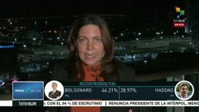 Votos del noreste brasileño consolidan a Fernando Haddad en balotaje
