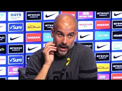 Pep Guardiola Pre-Match Press Conference - Liverpool v Manchester City - Embargo Extras