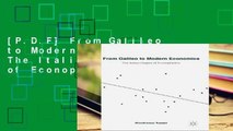 [P.D.F] From Galileo to Modern Economics: The Italian Origins of Econophysics [E.B.O.O.K]