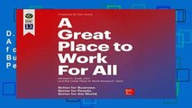 D.O.W.N.L.O.A.D [P.D.F] A Great Place to Work for All: Better for Business - Better for People -