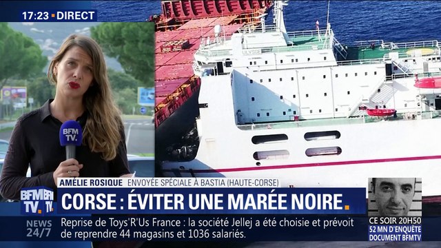 Collision de navires: La Corse est menacée par une marée noire