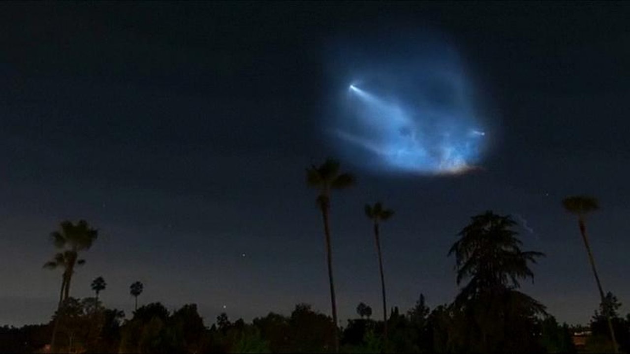 Ufos oder Polarlichter in Kalifornien?