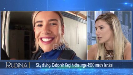 Rudina - Debora Keci hidhet nga 4500 metra lertesi! (08 tetor 2018)