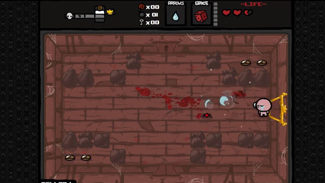 TBOI Run # 1 - A series of unfortunate events and noob. (nocommentary)