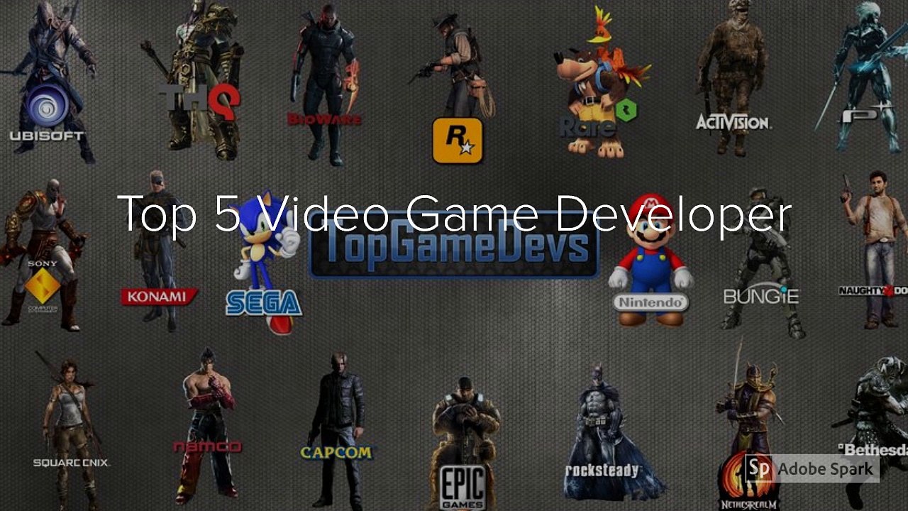 Top 5 Video Game Designer Companies