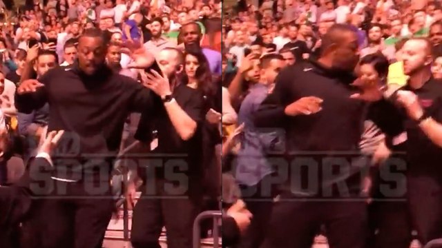 Paul Pierce Fights With Security Guards & Calls Them RAacist At McGregor vs Khabib UFC 229 Fight