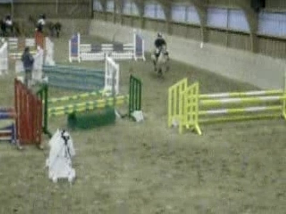 Amandine et Montana en concours en e1