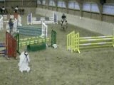 Amandine et Montana en concours en e1