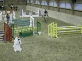 Amandine et Montana en concours en e1