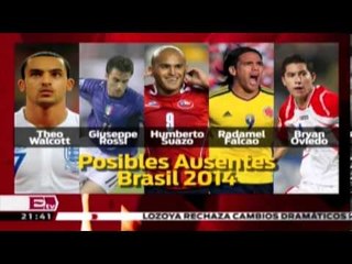Posibles ausentes en Brasil 2014 / Adrenalina desde la redacción