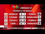 Resultados de la Jornada 10 / Adrenalina