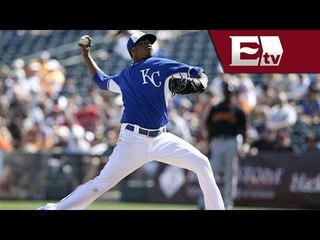 Yordano Ventura, pitcher de Kansas City, brilla con lanzamientos de 180 km/h/ Rigoberto Plascencia