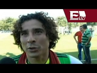 Скачать видео: Guillermo Ochoa se perfila para ser el portero titular de México para el Mundial/ Gerardo Ruiz