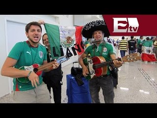 Mexicanos llegan a Brasil para apoyar al Tricolor en el Mundial/ Gerardo Ruiz