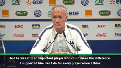 Giroud is a big part of France's success- Deschamps