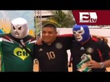 Mexicanos hacen suyo Fortaleza previo al duelo contra Brasil/ Viva Brasil