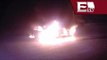 Reportan enfrentamientos y quema de vehículos en Apatzingán/ Pascal Beltrán del Río