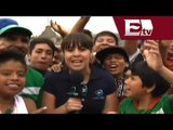 Capitalinos gozan en el Zócalo el triunfo de México frente a Croacia/ Viva Brasil