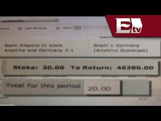 Inglés ganó 4 mil 300 dólares por apostar que Alemania ganaba 7-1 / Rigoberto Plascencia