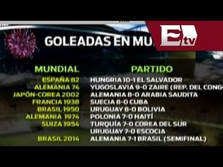 ¿Cuáles han sido las mayores goleadas en los mundiales? / Rigoberto Plascencia