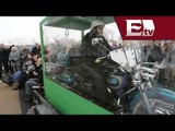 Desde la Red: Hombre es enterrado montado en su motocicleta / Titulares con Vianey Esquinca