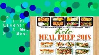 Best product  Keto Meal Prep 2018: The Essential Ketogenic Diet Meal Prep Guide For Beginners - 21