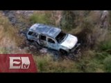 Hallan camioneta de Gómez Michel en un barranco de Zacatecas / Excélsior Informa
