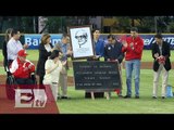 Diablos Rojos del México rinde homenaje a Fray Nano/ Rigoberto Plascencia