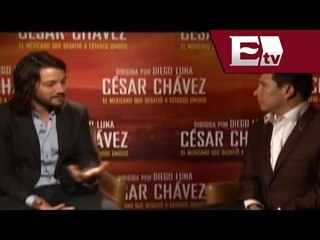 Diego Luna habla de 'César Chávez' (ENTREVISTA) / Función con Joanna Vegabiestro
