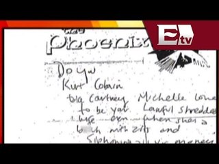 Aparece carta en la que Kurt Cobain insulta a Courtney Love / Joanna Vegabiestro