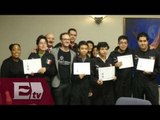 Ganadores del primer y segundo lugar del concurso de robótica de la NASA en Hacker TV - parte 2
