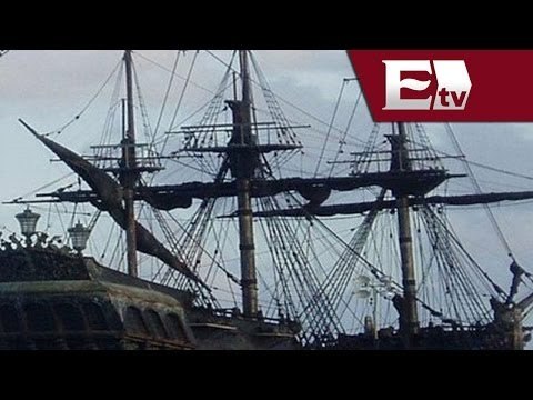 Barco de Piratas del Caribe se hunde en aguas caribeñas / Joanna Vegabiestro