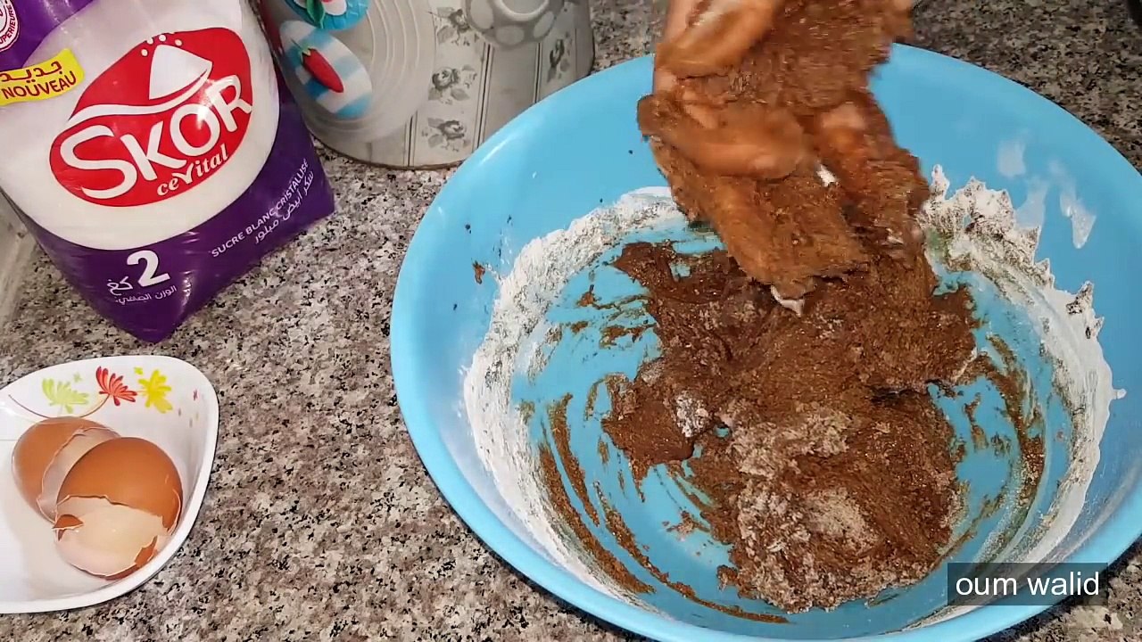 مطبخ ام وليد اسهل و اسرع حلوة جافة بالكاكاو و المربى