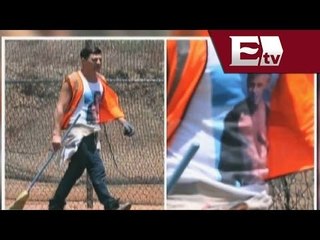 Reportero que agredió a Brad Pitt luce playera con el rostro del actor / Joanna Vegabiestro