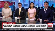 BREAKING NEWS CNN COHEN CLAIMS TRUMP APPROVED 2016 TRUMP TOWER MEETING. CNN