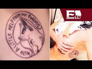 Miley Cyrus se tatuó la imagen de su perro / Joanna Vegabiestro
