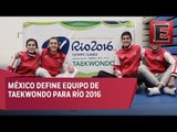 Presentan a la selección mexicana de Taekwondo para Olimpíadas en Río