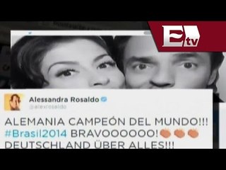 Así vivieron los famosos la final del Mundial 2014 / Joanna Vegabiestro