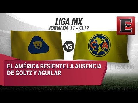 Pumas recibe al América en la Jornada 11 de la Liga MX