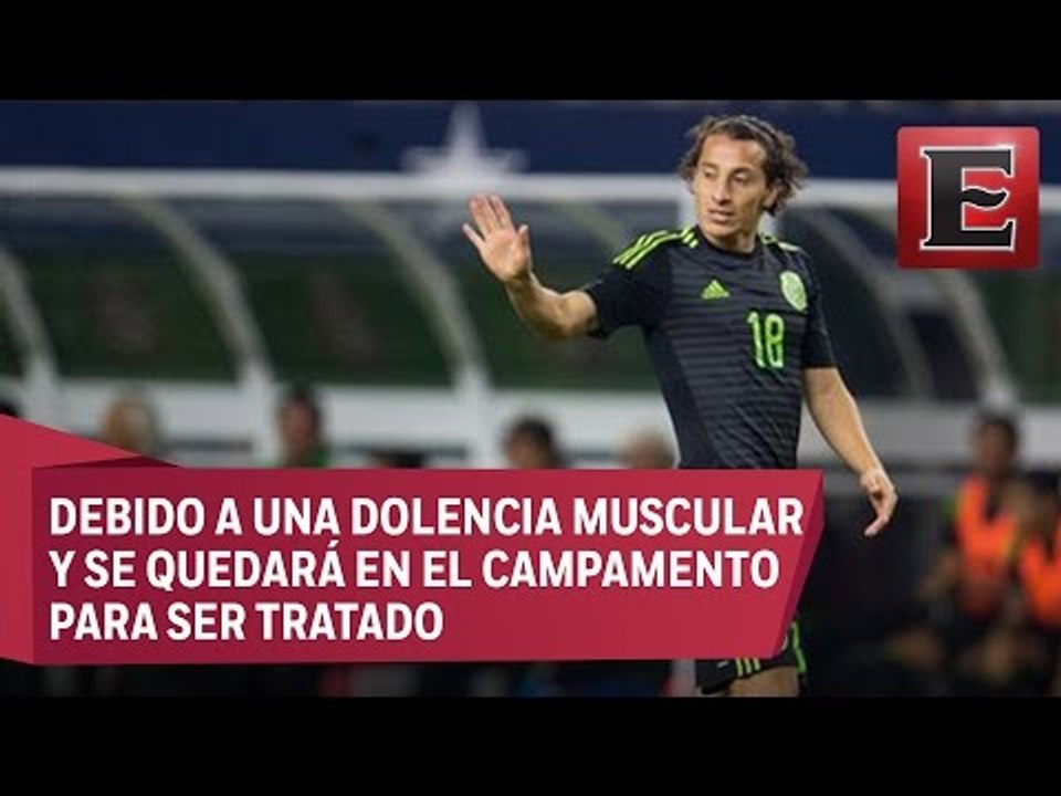Andrés Guardado es baja para la Selección Mexicana
