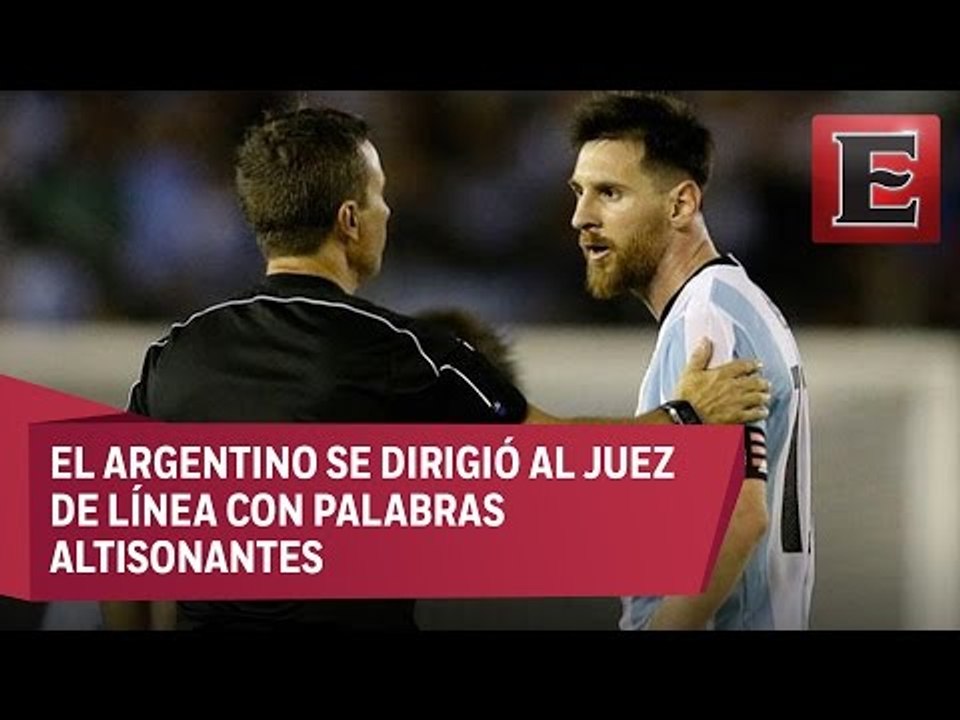Suspenden cuatro partidos a Messi