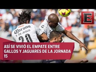 Querétaro empata 2-2 con Jaguares en la jornada 15