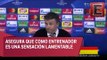 Luis Enrique asume toda responsabilidad por la derrota del Barcelona