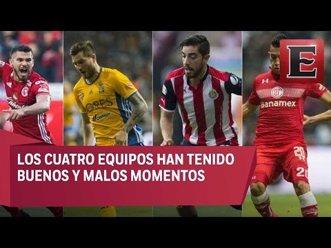 ¿Cuál es la mejor delantera de las semifinales del Clausura 2017?