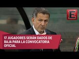 Osorio revela lista de convocados para la Copa Oro